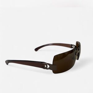 CHANEL Dark Brown Sunglasses